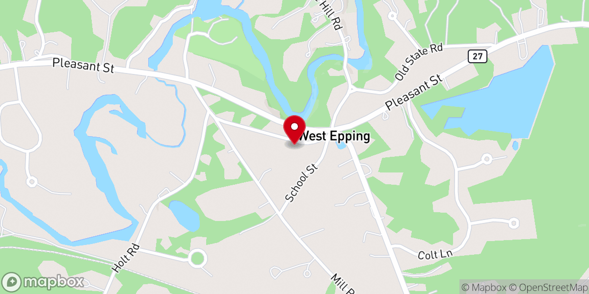 Map showing location of West Epping Friends (Quaker) Meeting House