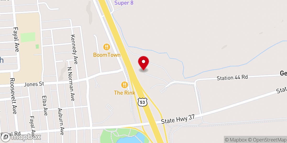 Map showing location of United In Christ Lutheran Church