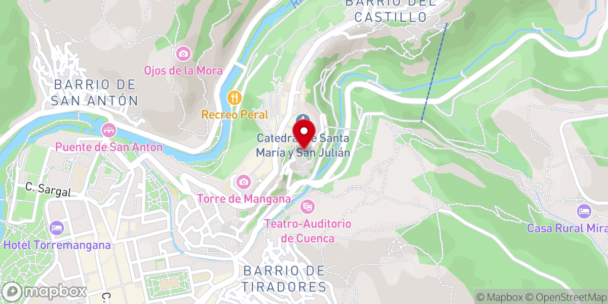 Map showing location of Mirador Barrio de San Martín