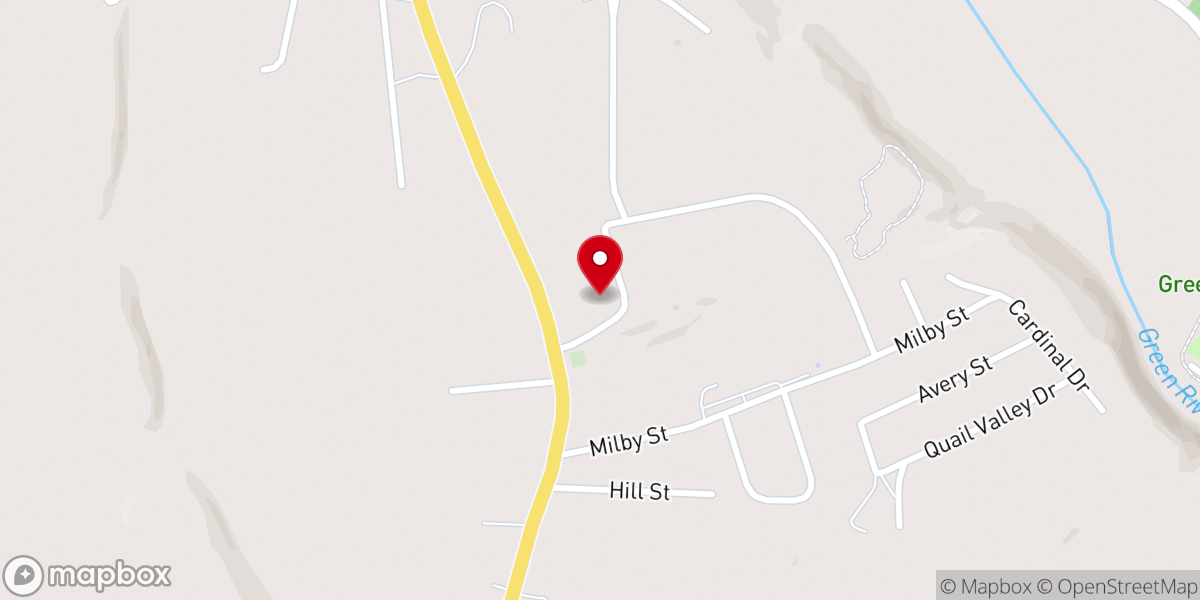 Map showing location of Holy Redeemer