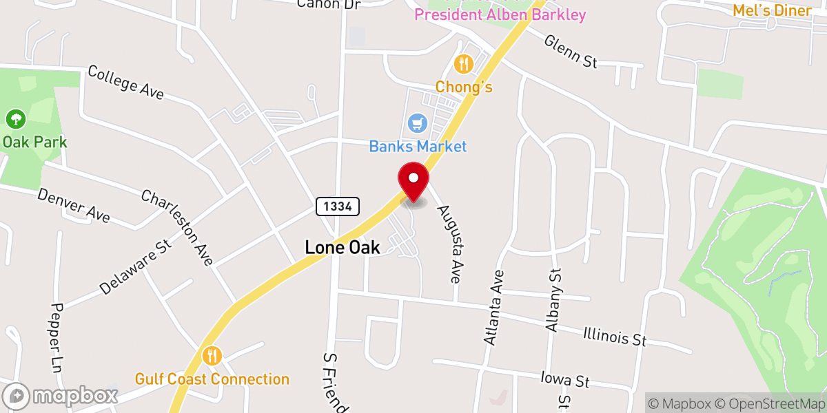 Map showing location of Jesus My King Paducah