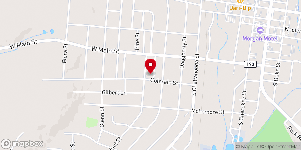 Map showing location of The Haven - Lafayette