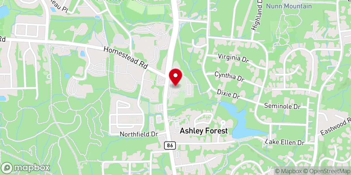 Map showing location of Orange United Methodist Church