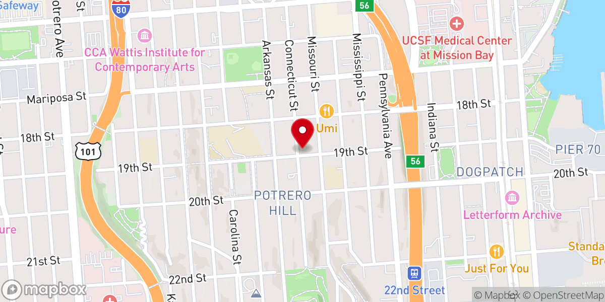 Map showing location of St Teresa of Avila Catholic Church