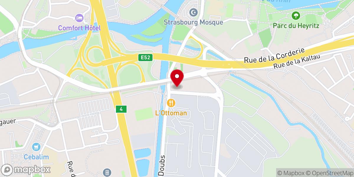 Map showing location of Eglise Du Christ
