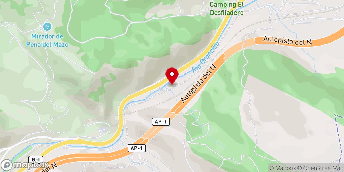 Map showing location of Ermita del Santo Cristo del Barrio