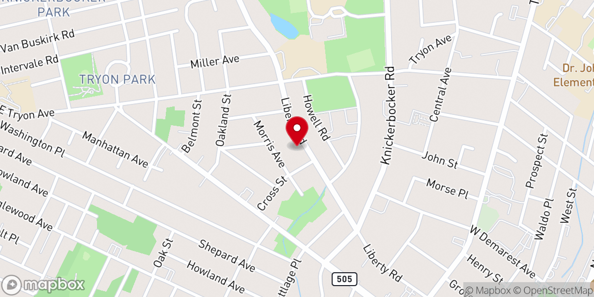 Map showing location of Church of Jesus Christ-Apstlc