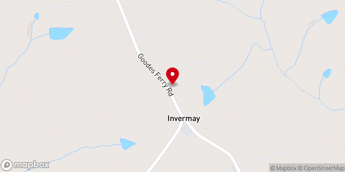 Map showing location of Free Union Church