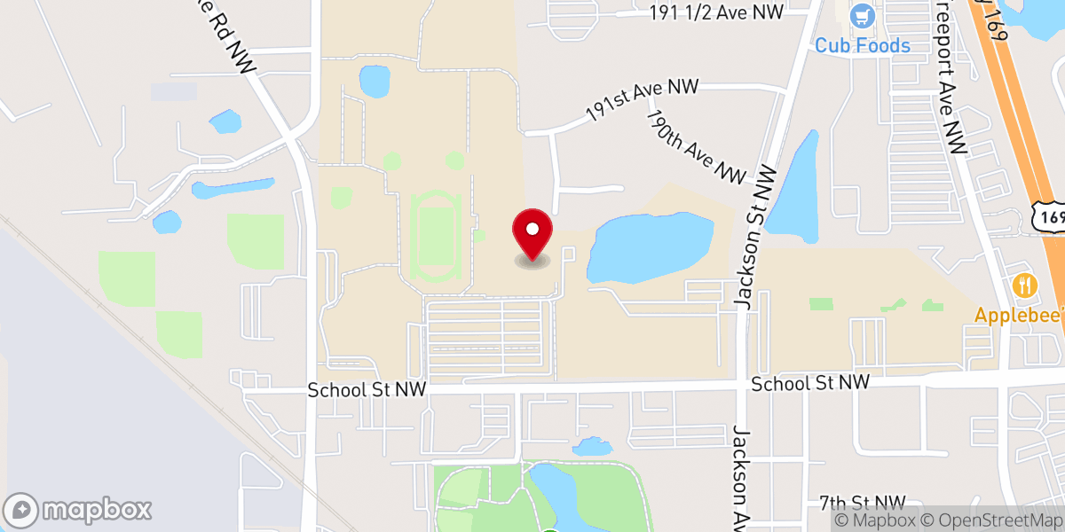 Map showing location of Maranatha Baptist Church