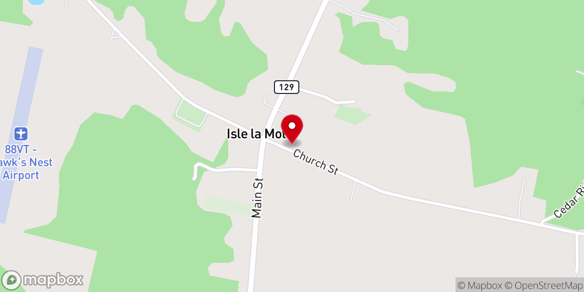 Map showing location of Historic Methodist Church