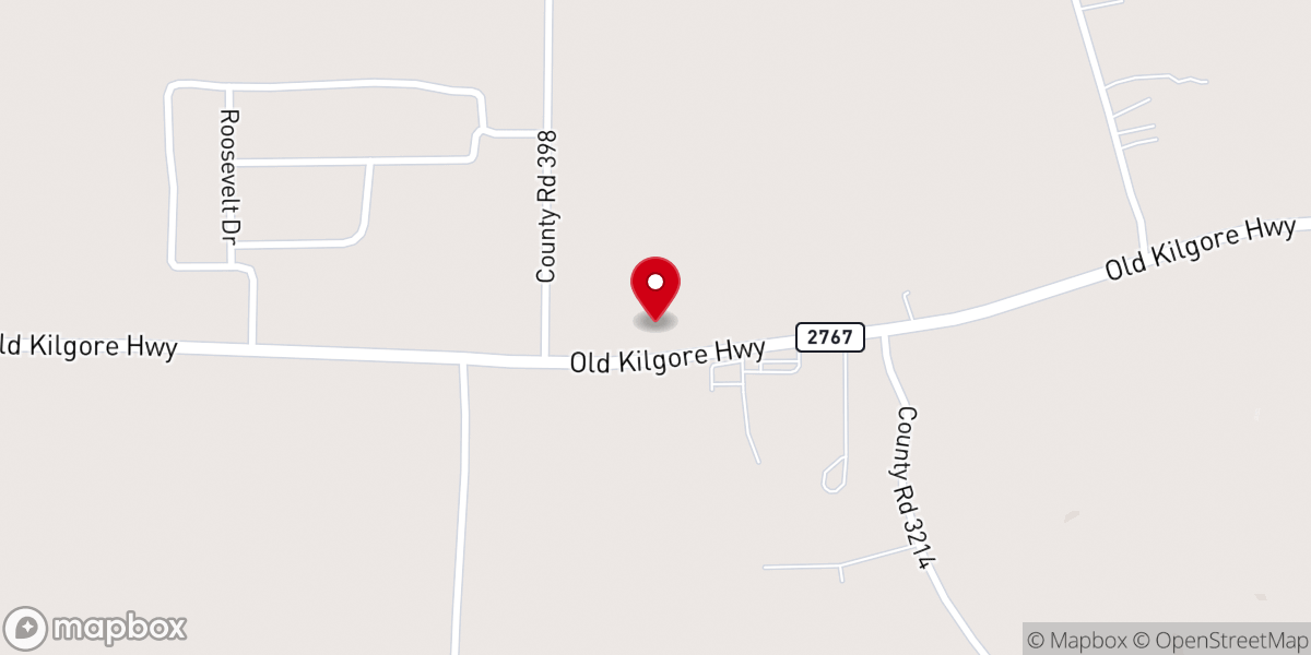 Map showing location of Triumph Church