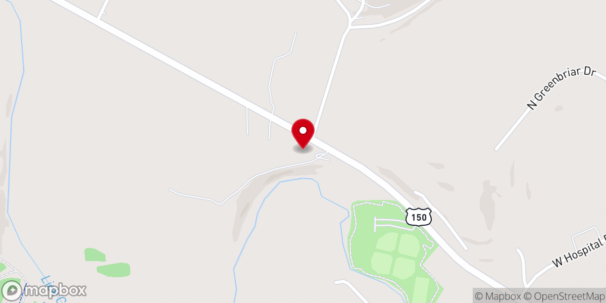 Map showing location of Newberry Friends Church