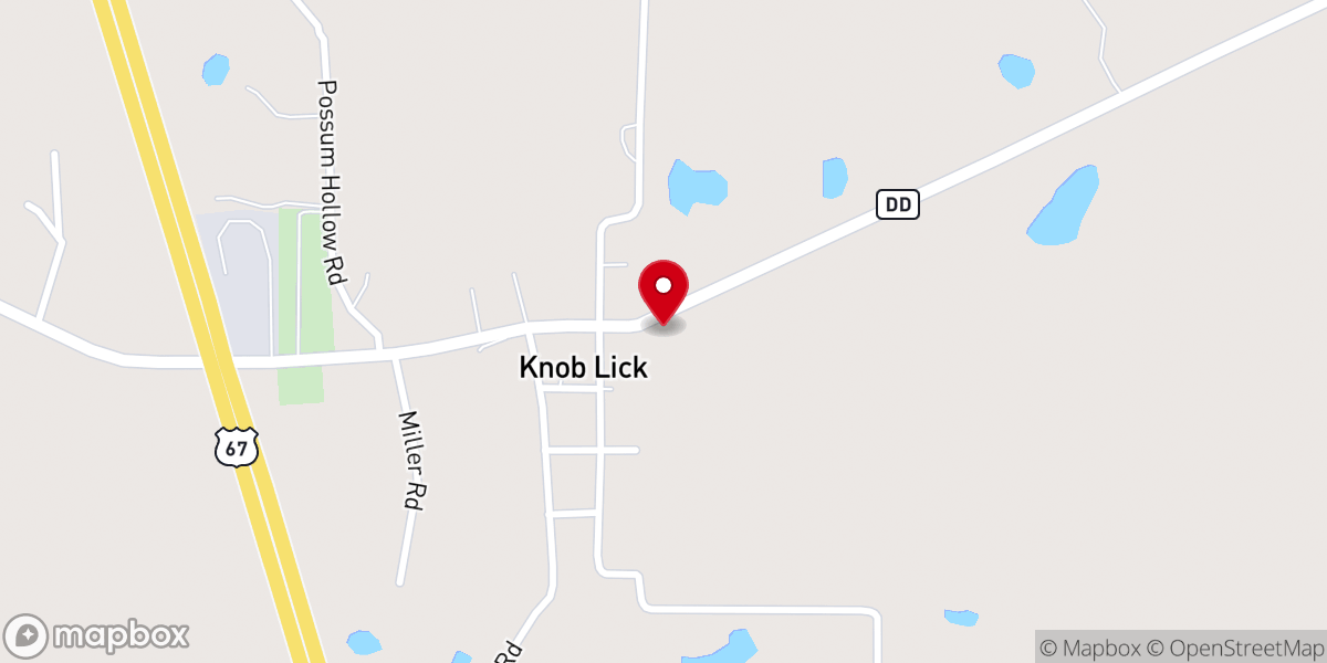 Map showing location of Brightstone Community Church