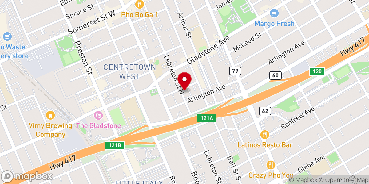 Map showing location of Saint Hyacinth Roman Catholic Polish Church