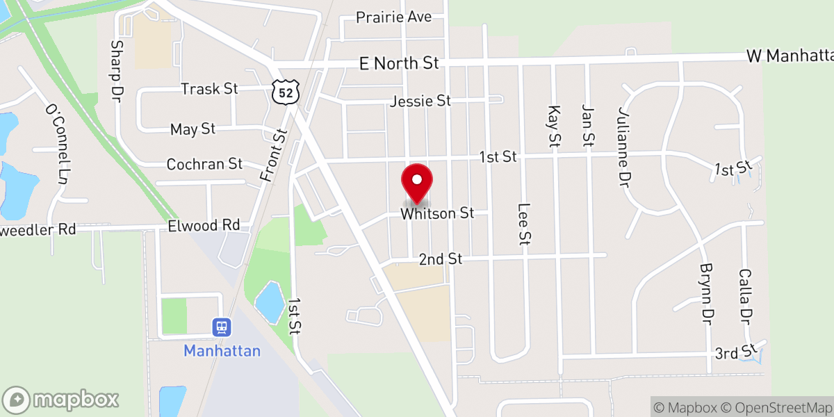 Map showing location of Missio Dei Church