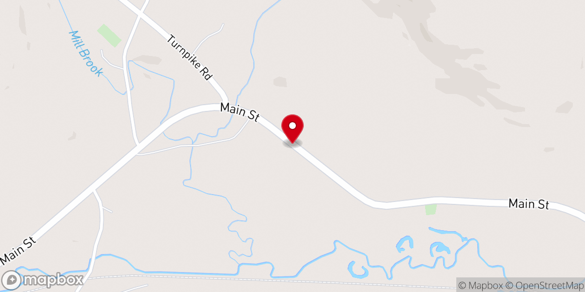 Map showing location of Millbrook Christian Fellowship
