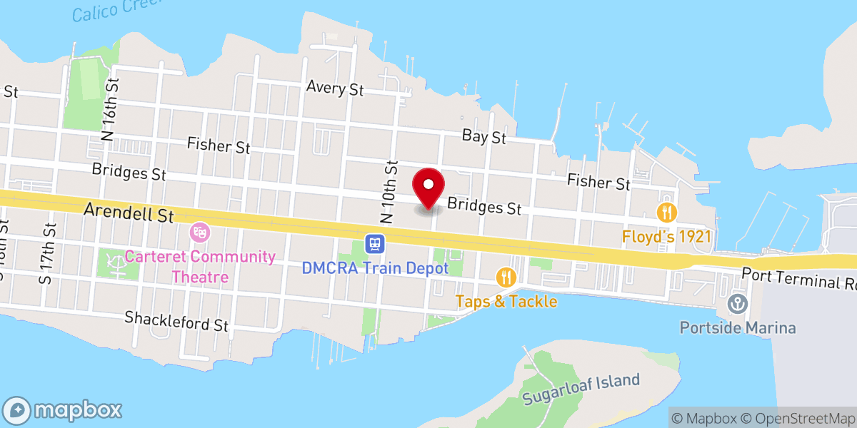 Map showing location of First Methodist Church