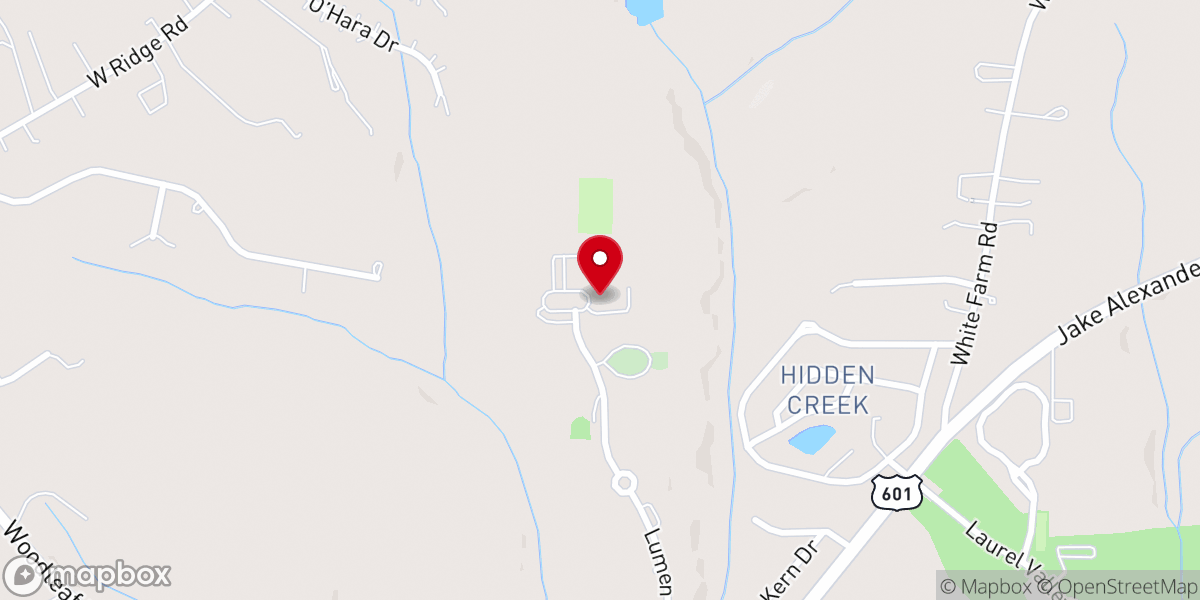 Map showing location of Sacred Heart Catholic Church