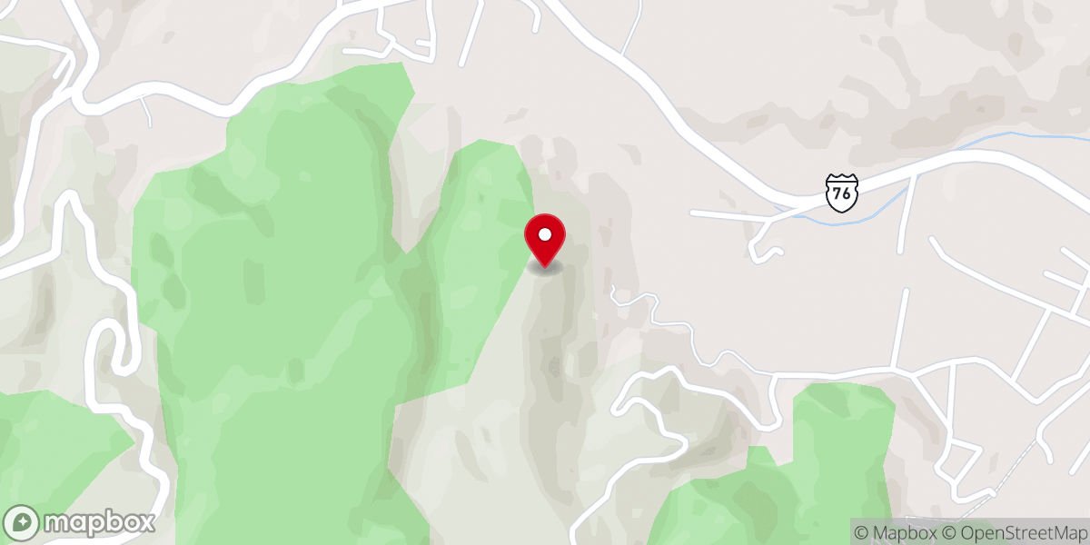 Map showing location of Eremitorio Porta coeli