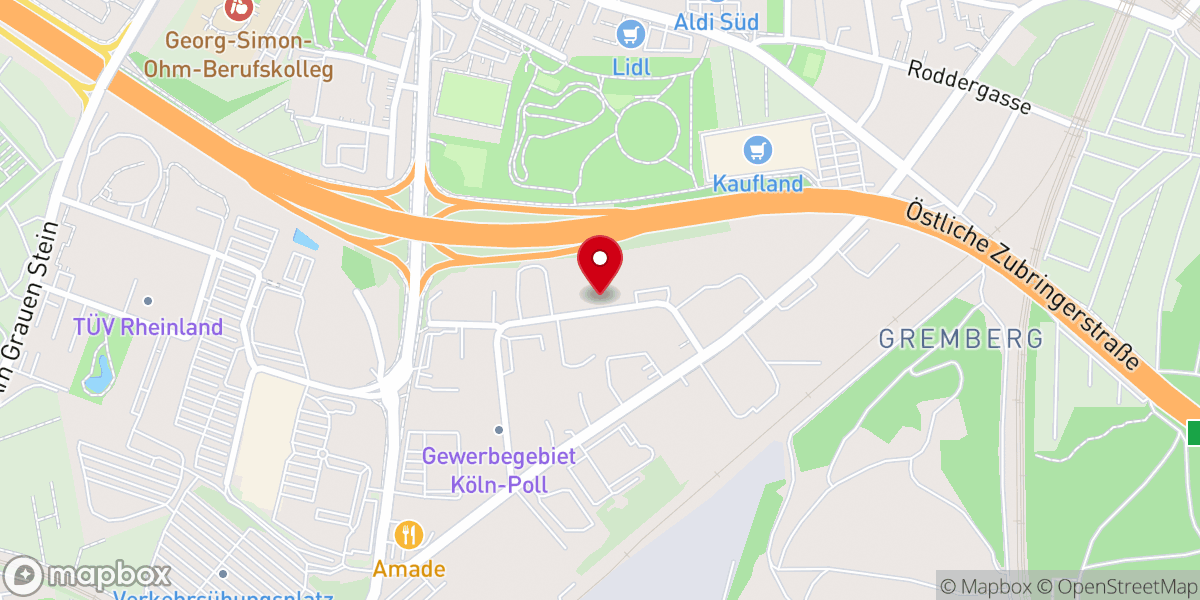 Map showing location of Gospelchurch Köln - Internationale Freikirche für Köln