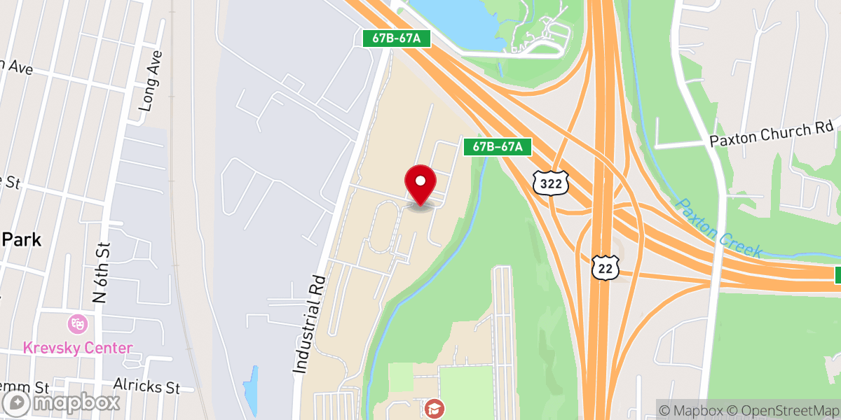 Map showing location of All Nations Evangelistic Church Charlotte