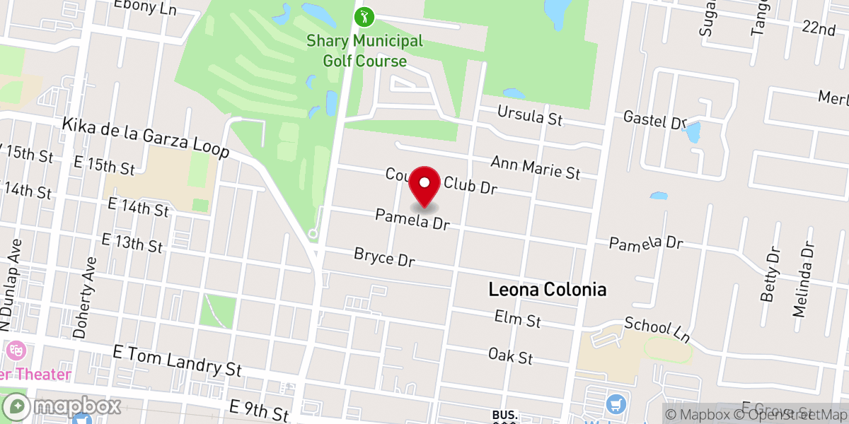 Map showing location of Conway Avenue Baptist Church Prsng