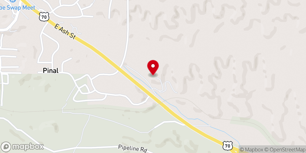Map showing location of Globe Seventh-day Adventist Church