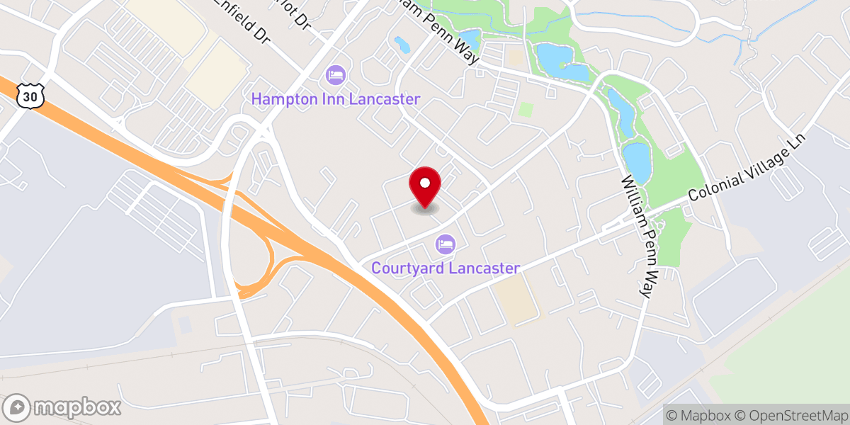 Map showing location of Covenant Landmark International