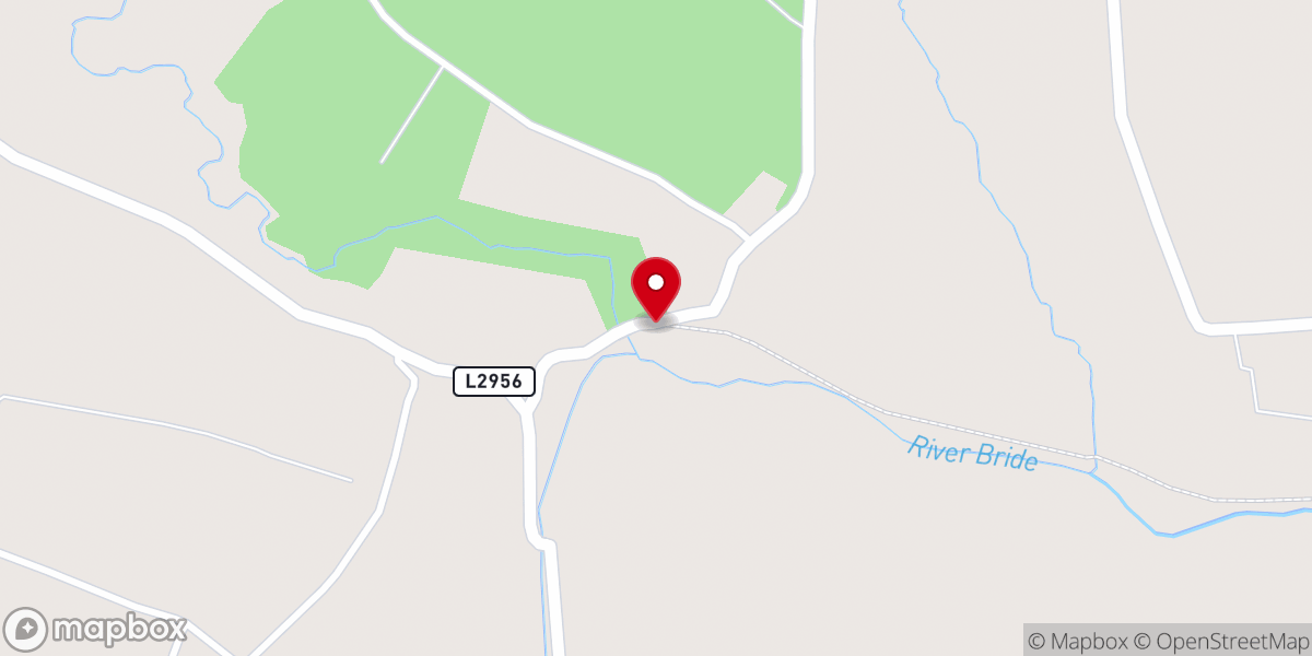 Map showing location of The Famine Walk