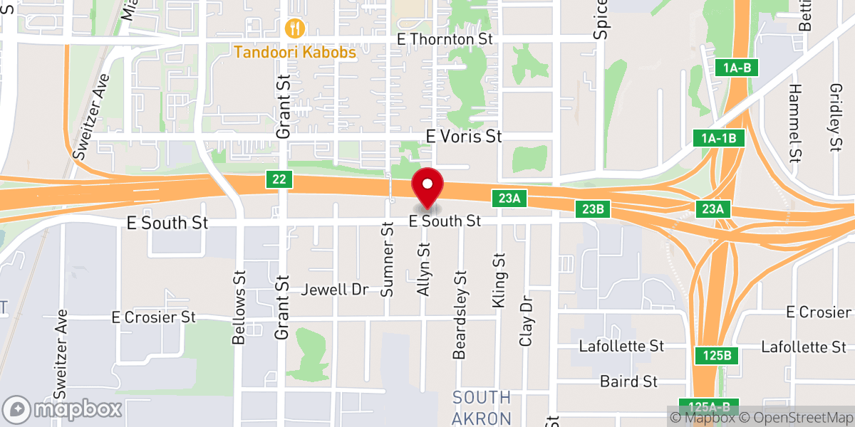 Map showing location of Christ Is the Answer Ministries