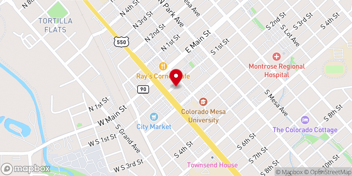 Map showing location of Victory World Outreach Church