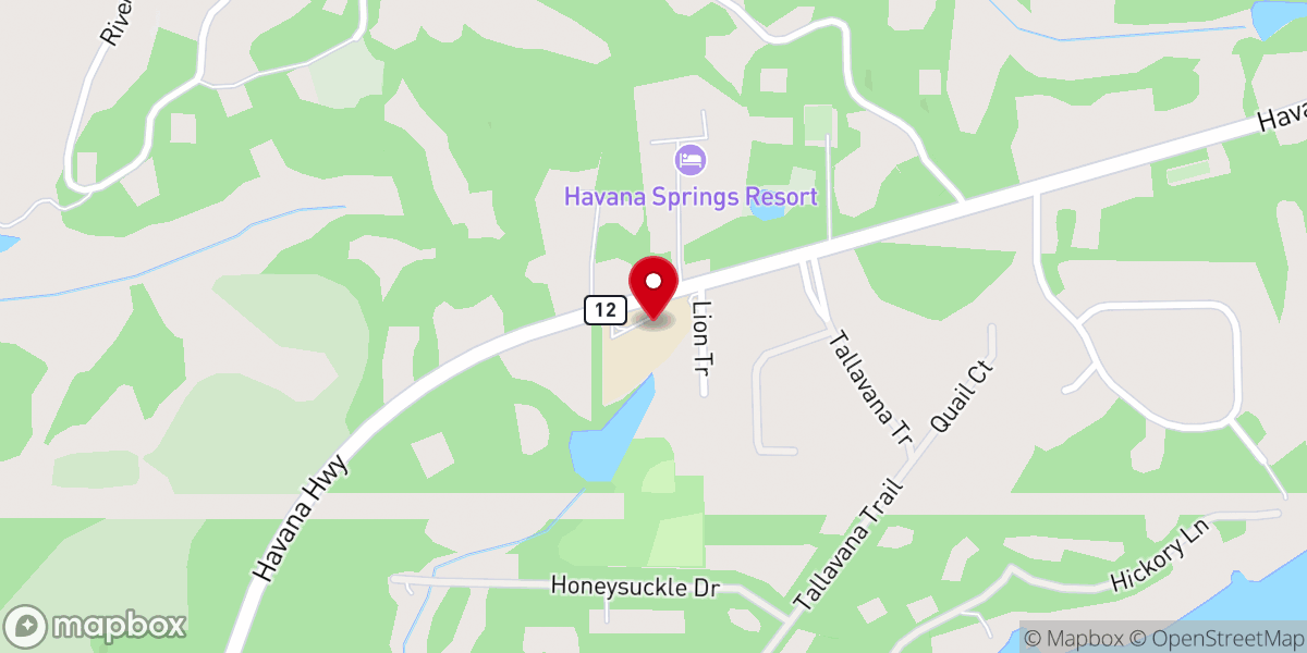 Map showing location of Tallavana Christian School