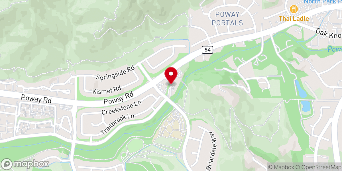 Map showing location of North City Presbyterian Church