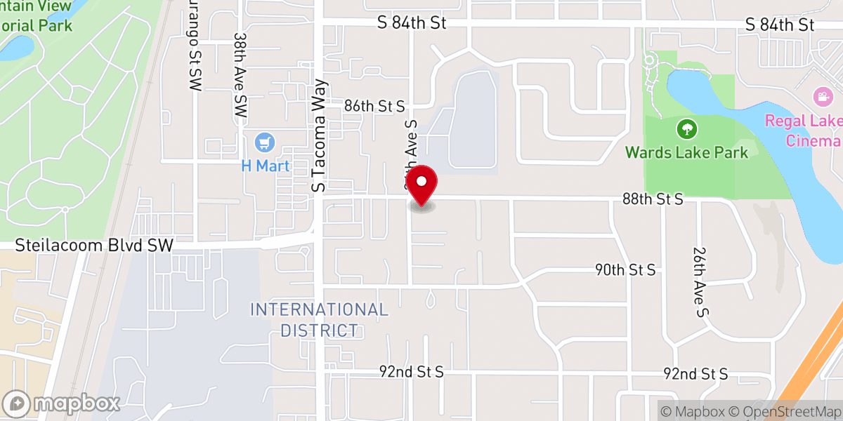 Map showing location of Holiness Chapel