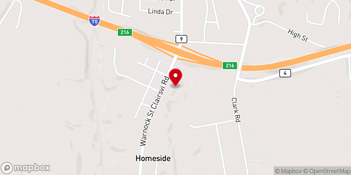 Map showing location of Harbor of Hope Assembly-God