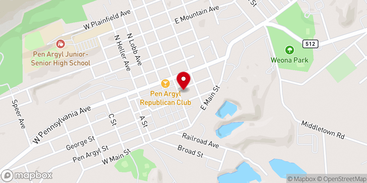 Map showing location of Pentecostal mission of love church