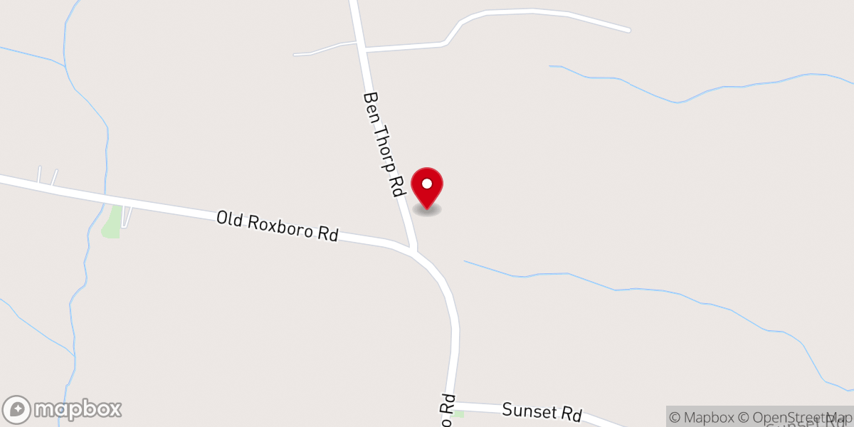 Map showing location of Goshen Chapel