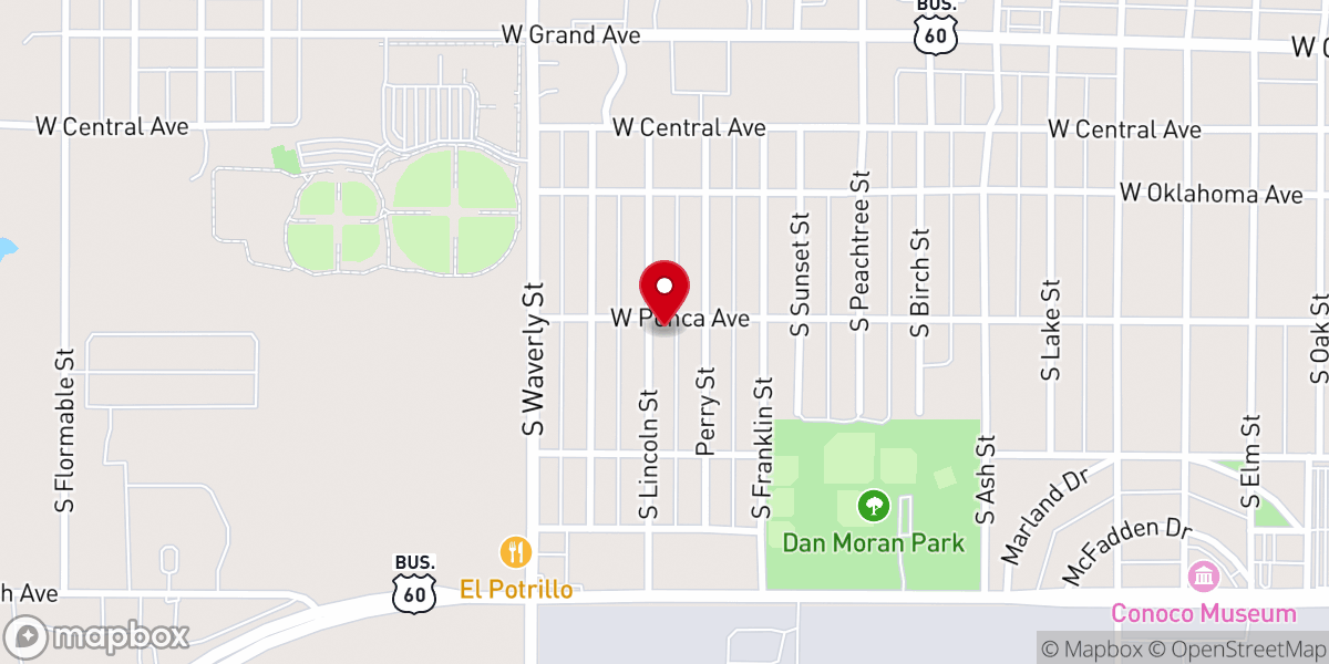 Map showing location of Calvary Fellowship International Inc