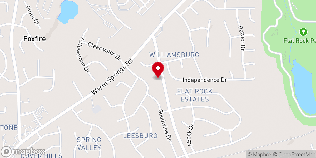 Map showing location of Everyday Redemption