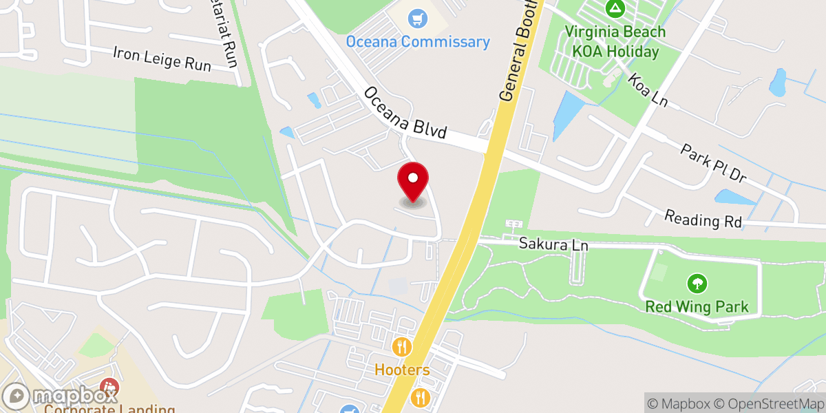 Map showing location of Bible Believers Baptist Church