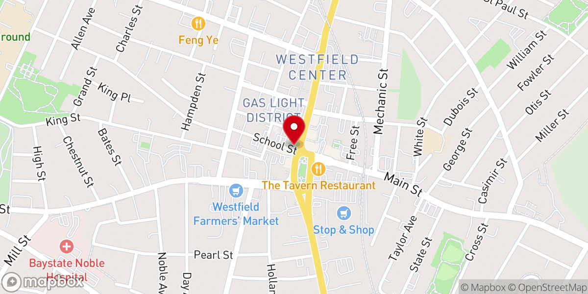 Map showing location of Crave Café