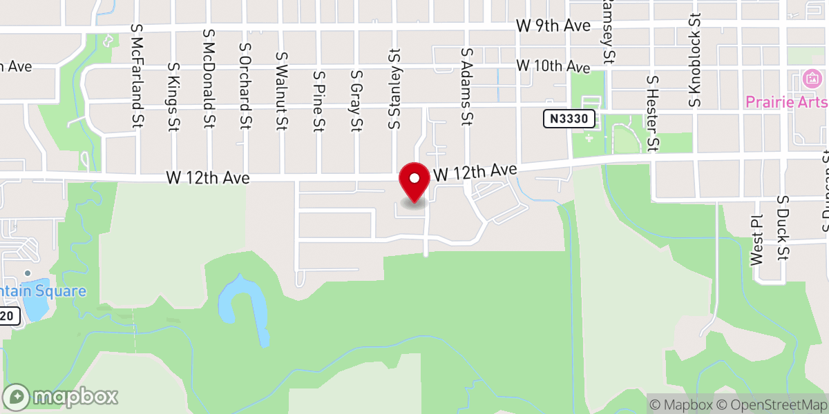 Map showing location of Grace Presbyterian Church, PCA