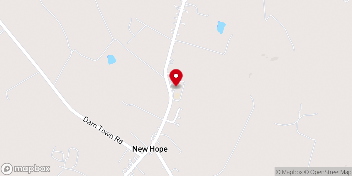 Map showing location of Calvary Chapel Middle River Church