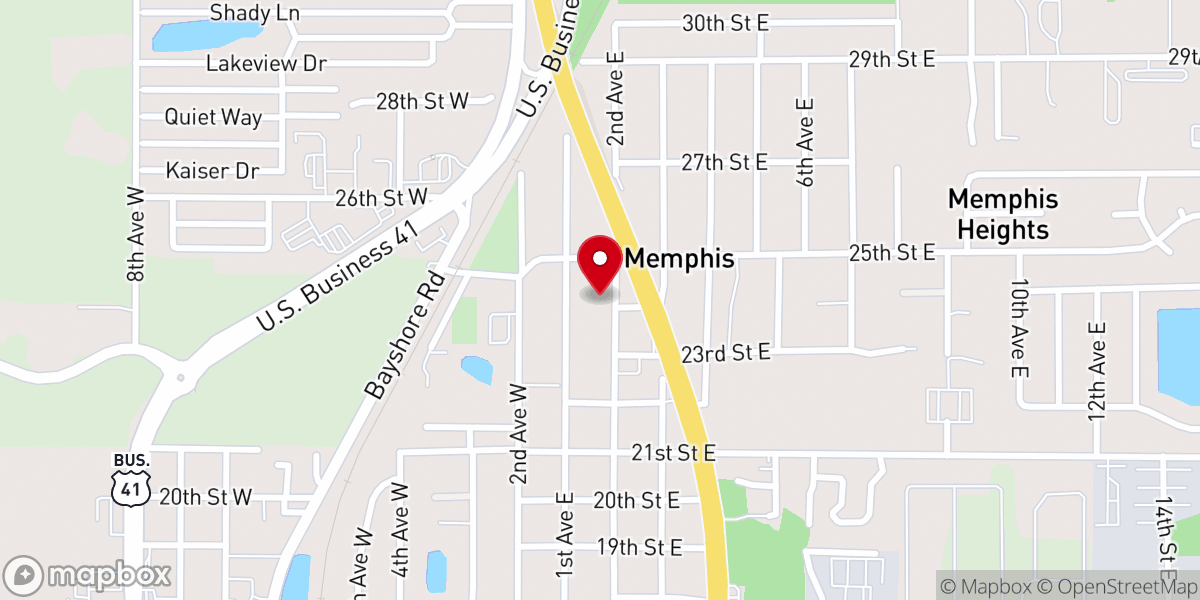 Map showing location of Iglesia De Dios Pentecostal MI Palmetto