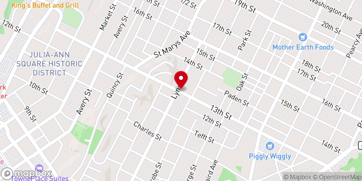 Map showing location of Hope Mission