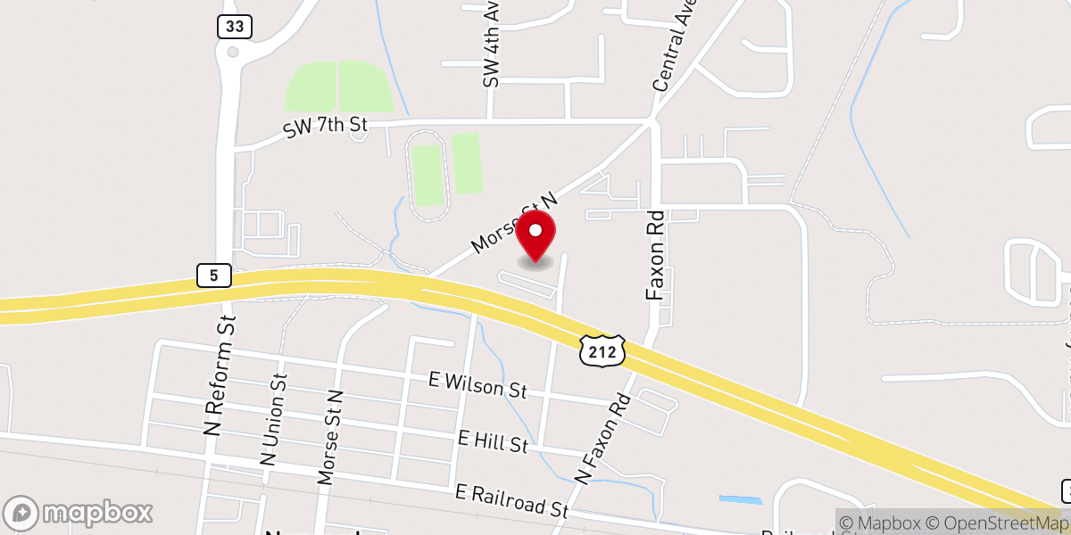 Map showing location of All Saints Lutheran Church