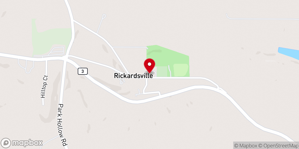 Map showing location of St. Joseph Catholic Church