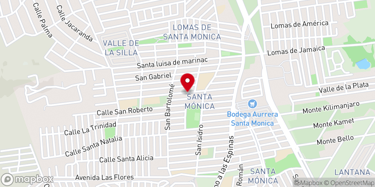 Map showing location of Iglesia Bautista Bíblica Camino, Verdad Y Vida