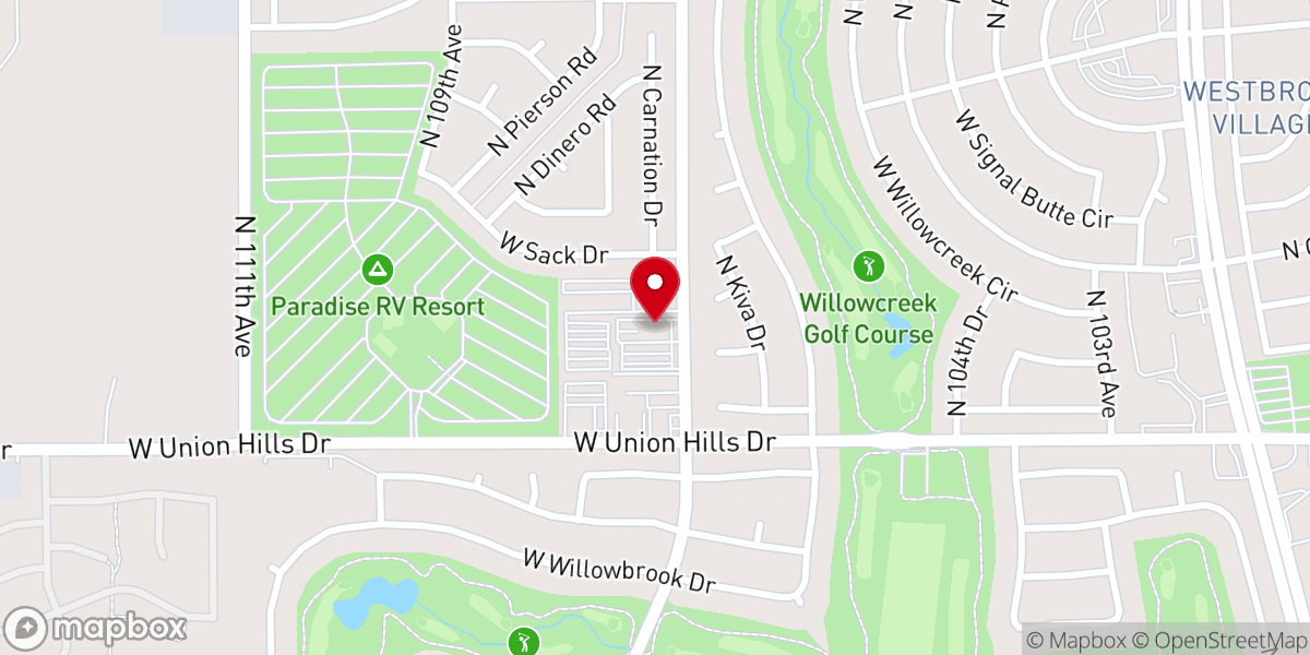 Map showing location of Light of Hope Bible Church