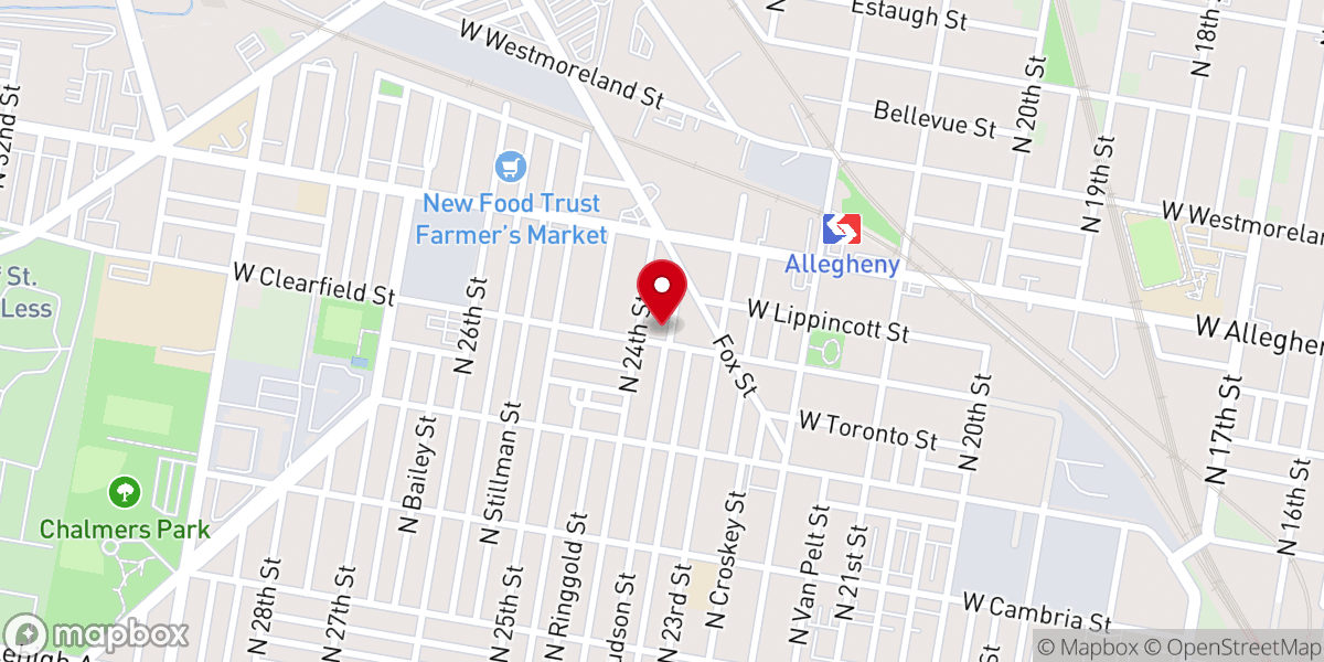 Map showing location of Harvest Sanctuary Christian Fellowship Church